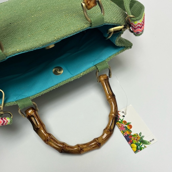 NWT ⚜️🧿⚜️ America and Beyond  Groovy Evil Eye Handbag Made In India - Picture 16 of 16